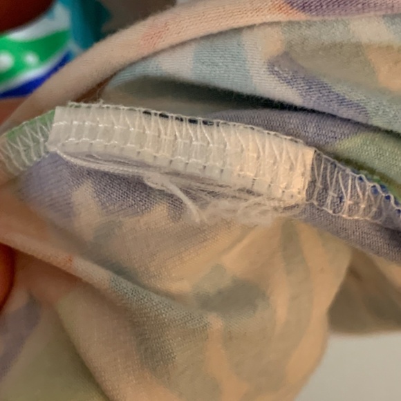 Lands' End Ladies Swim Cover-Up Size XL Dress Summer Tropical Beach Floral - Picture 13 of 13